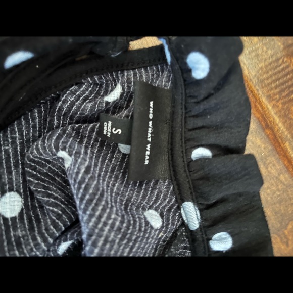 Target brand Who.What.Wear. Polka dot crop top - Picture 4 of 4